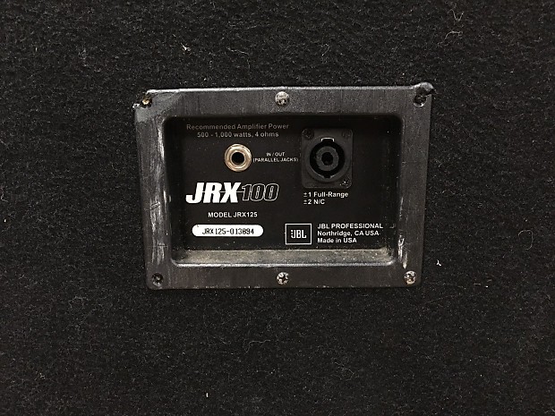 2) JBL JRX100 Series Speaker Cabinets (Model: JRX125) | Reverb 2) JBL JRX100 Series Speaker Cabinets (Model: JRX125) | Reverb