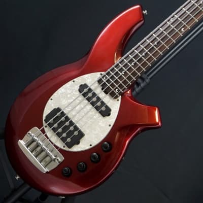 MUSICMAN [USED] Bongo 5 HS (Candy Red) '03 for sale