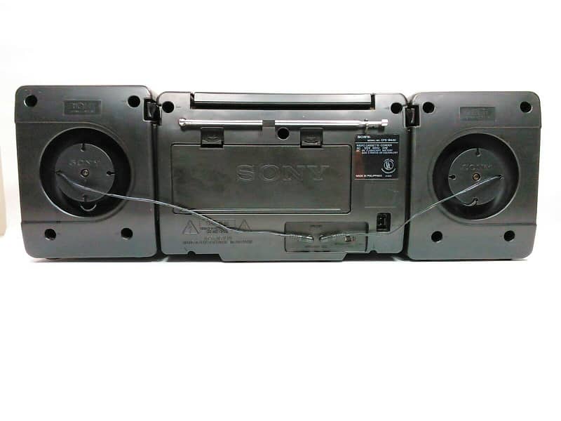 Vintage Sony Radio Boom Box CFS-W430 Dual Cassette, 5 band