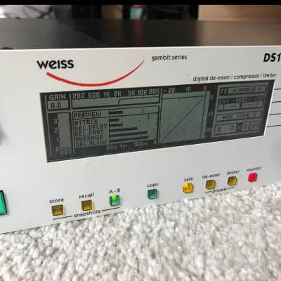 Weiss DS1 Mastering Digital Limiter/Compressor/De-Esser image 7