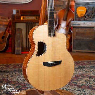 McPherson MG 4.5 Custom Sitka/Flamed Honduran Mahogany Cutaway Acoustic Guitar w/ LR Baggs Pickup #2707 image 8
