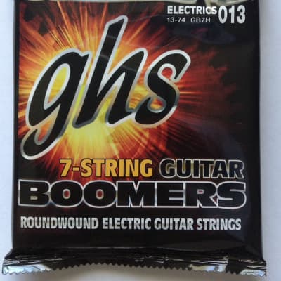 GHS Boomers Electric Guitar Strings GB7H 7-string set 13-74 image 2