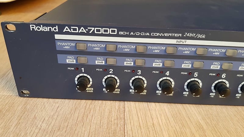 Roland ADA-7000 R-BUS 8 Channel I/O Interface 24-bit 96kHz | Reverb