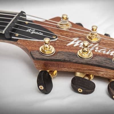 Mithans Guitars KYOTO brown boutique guitar image 9