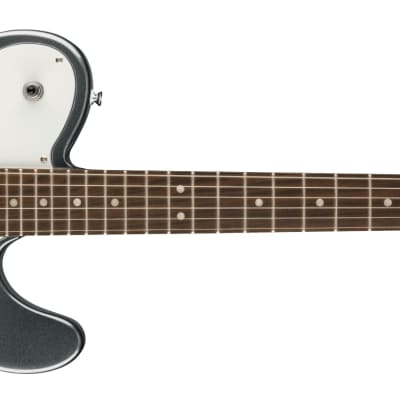 SQUIER - Affinity Series Telecaster Deluxe  Laurel Fingerboard  White Pickguard  Charcoal Frost Metallic - 0378250569 image 1