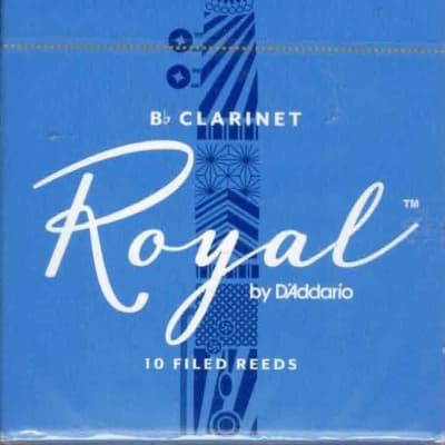Rico Royal Bb Clarinet Reeds Box of 10(2 Strength) image 1