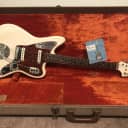 Slab Board! Custom Color! Rare! Fender Jaguar 1962 Olympic White