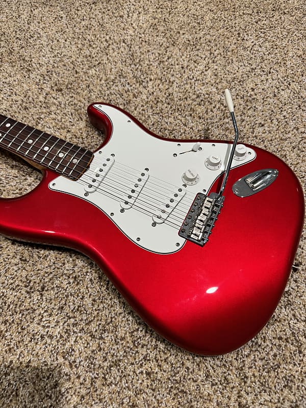 2022 Fender Stratocaster (Partscaster) - Candy Apple Red and '65 Custom Shop Relic Neck (w/ HSC) image 1