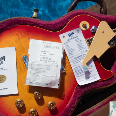 2000 Gibson Les Paul Standard - Heritage Cherry Sunburst - Yamano - w Original Hard Case image 10