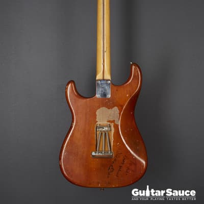 Fender Masterbuilt Dennis Galuskza SRV Lenny Tribute Stevie Ray Vaughan Stratocaster Rare 2004 (Cod.1066) image 13