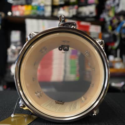 DW Design Series 6" Pure Maple Shell Tom - Black Satin Finish | 5x6" image 8