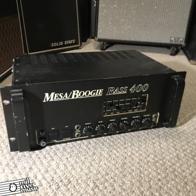 Mesa Boogie Bass 400 2-Channel 400-Watt Rackmount Tube Bass Amp Head |  Reverb