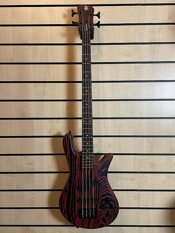 Spector NS Pulse 4 Carbon Series CR Cinder Red Electric Bass Guitar Gigbag image 1
