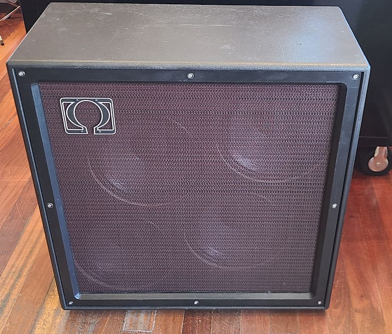 Omega 4x12 400 Watt 8 ohm Guitar Cabinet loaded with Weber TONECVLT Speakers