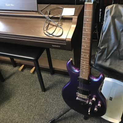 Ibanez Musician MC-100 custom electric guitar made in Japan 1977 in custom Nascar Metallic blue / purple with hard case image 12