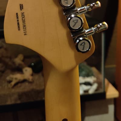Fender Deluxe Roadhouse Stratocaster with Pau Ferro Fretboard 2018 - 2021 Mystic Ice Blue image 2