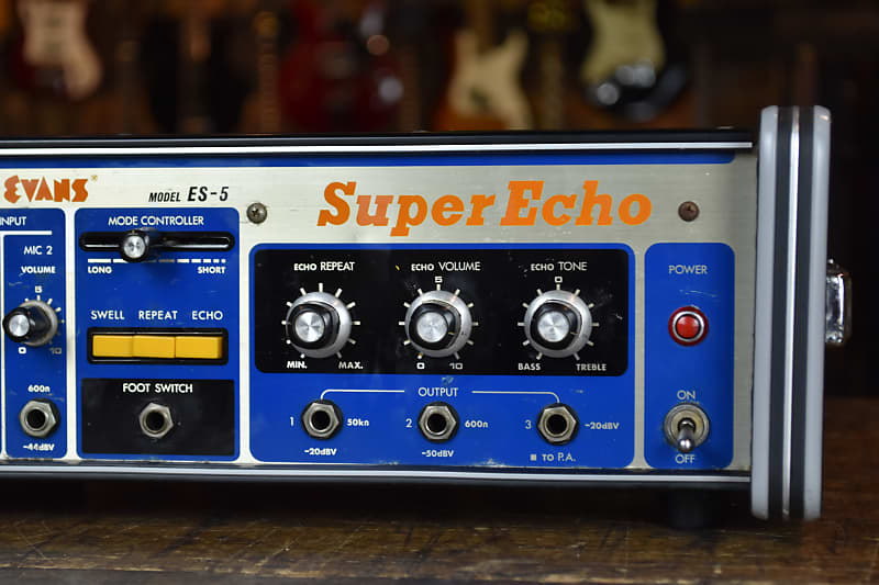 Evans Super Echo ES-5 Vintage Analog Tape Delay Effect Unit