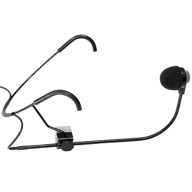 Crown AKG CM311 HeadWorn Condenser Microphone w/ Shure TA4F Reverb