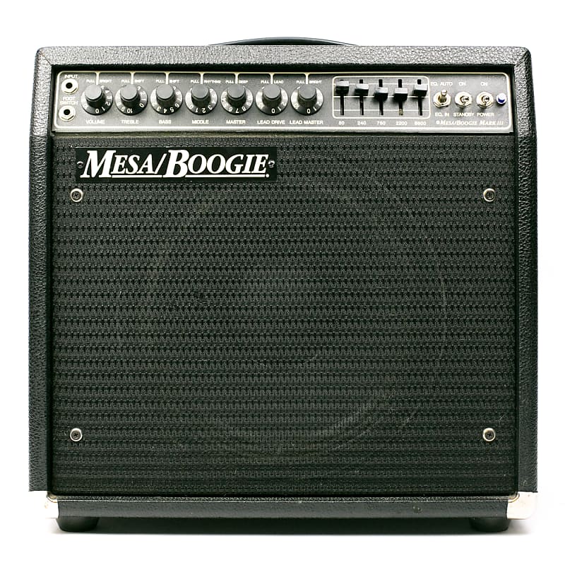 Mesa Boogie Mark III "Green Stripe" Simul-Class 3-Channel 85-Watt 1x12" Guitar Combo 1989 - 1997 image 1