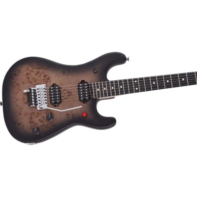 EVH 5150 Series Deluxe Poplar Burl Electric Guitar, Ebony Fingerboard, Black Burst image 15