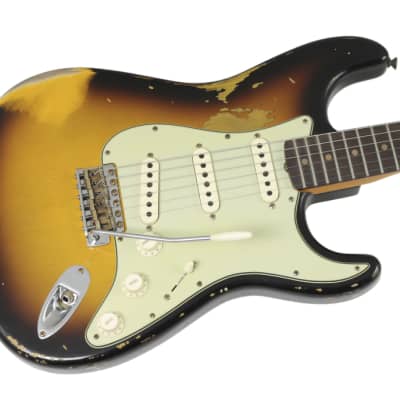 Fender Custom Shop Flash Coat 60s Stratocaster 3 Tone Sunburst