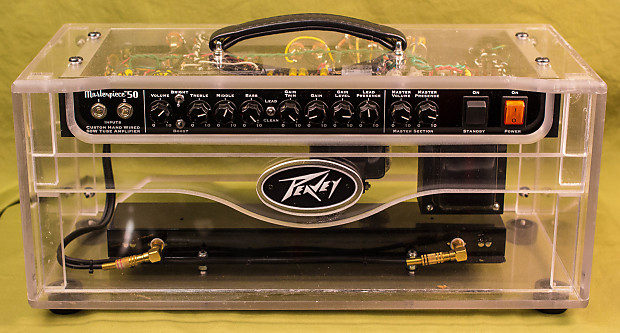 One of a kind Peavey Masterpiece 50 Custom  Clear image 1