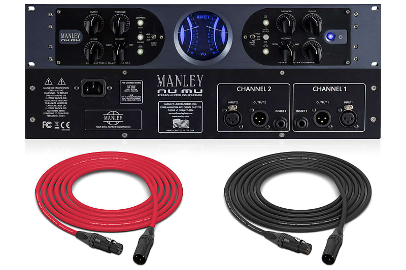 Manley Labs NU MU | Dual Channel Tube/Solid-State Limiter/Compressor with Stereo Link | Pro Audio LA image 1