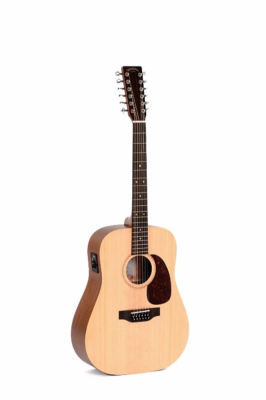 Sigma DM-12E+ 12-String Electro Acoustic Guitar Natural