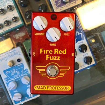 Reverb.com listing, price, conditions, and images for mad-professor-fire-red-fuzz