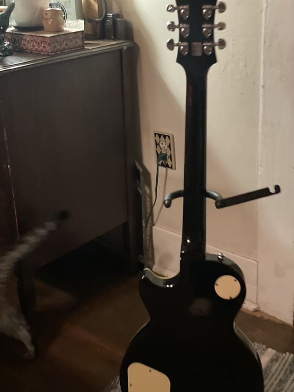 Epiphone Les Paul standard 2010s Black and ivory | Reverb