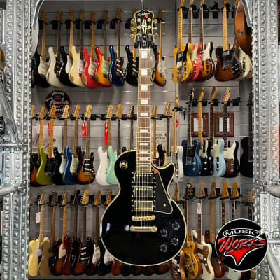 Epiphone Les Paul Custom 3 Pickup Ebony image 2