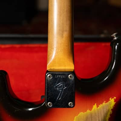 1965 Fender Stratocaster Sunburst Finish w/OHSC image 12