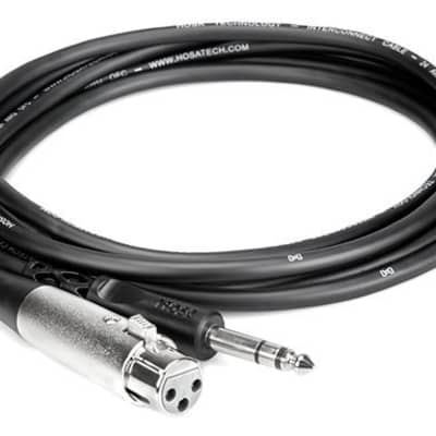 Hosa Balanced Interconnect Cable - XLR3F to 1/4 TRS 5' image 2