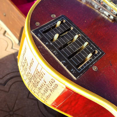 1965 Gibson Johnny Smith D - Guitorgan Guitar Synth Project Sunburst image 14