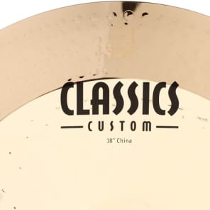Meinl Cymbals 18-inch Classics Custom Brilliant China Cymbal image 4