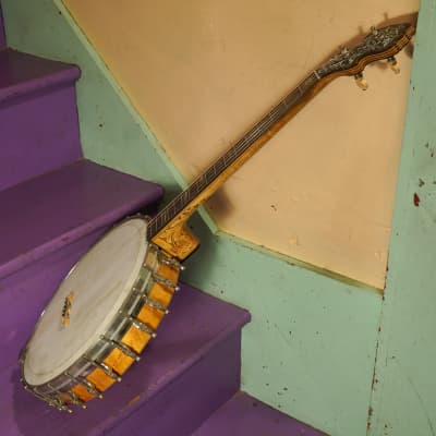 1922 Orpheum Lange No 2 Big-Rim Tenor Banjo (VIDEO! Fresh Work, Ready to Go) image 15