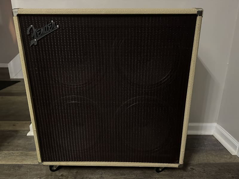 Fender Super-Sonic 100 412 Straight Enclosure 100-Watt 4x12" Guitar Speaker Cabinet 2011 - 2012 - Blonde image 1