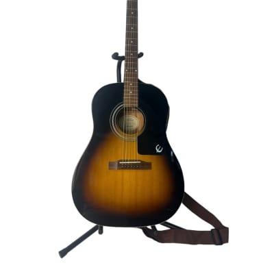 Epiphone AJ-15 slope shoulder dreadnought with upgrades, video