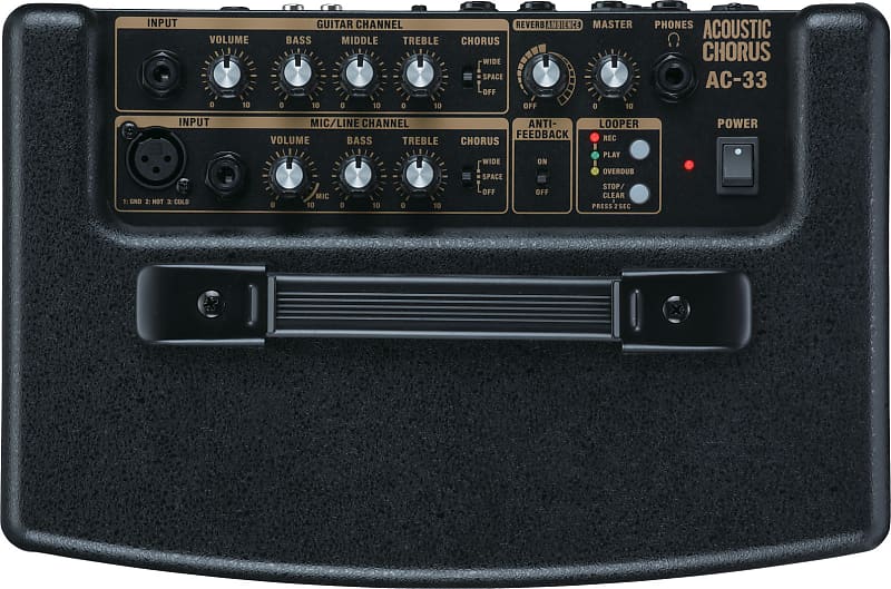 Boss AC-33 Acoustic Chorus Guitar Amplifier | Reverb