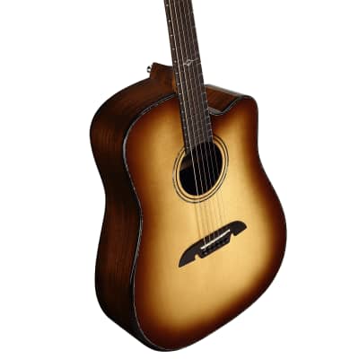 Alvarez MD70ce Custom Masterworks Dreadnought Guitar Acoustic Electric, Armrest with Cutaway 2024 - Natural Gloss image 5