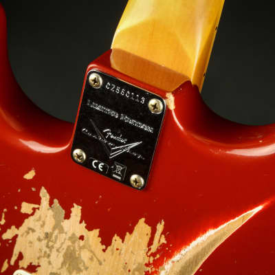Fender Custom Shop Limited Edition 1967 HSS Stratocaster Heavy Relic - Bright Amber Metallic image 12