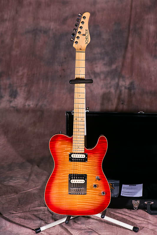 Schecter PT Custom 2015 Ace Burst USA New Old Stock Flame Maple image 1