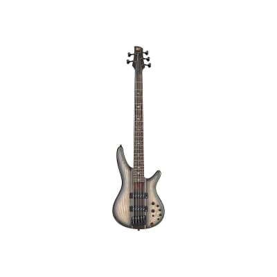 Ibanez SR Premium SR1345B 5-String Electric Bass Guitar, Bound Panga Panga Fretboard, Dual Shadow Burst Flat image 3