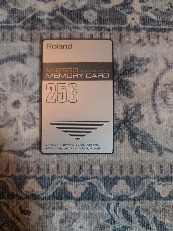 ROLAND M-2560 Memory card image 1