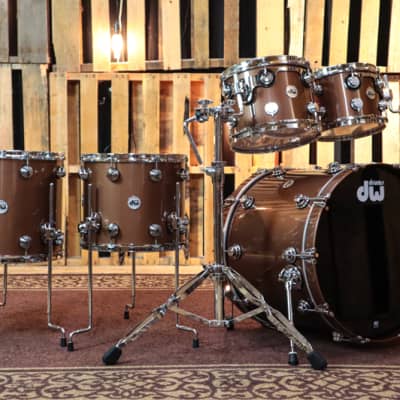 DW Drums Collector's Cherry Walnut Spiral Exotic SO# 887629