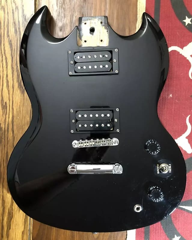 2008 Black Epiphone SG Special Electric Guitar Loaded Body | Reverb