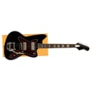 Silvertone Model 1478 Offset Electric Guitar, Rosewood Fretboard, Black