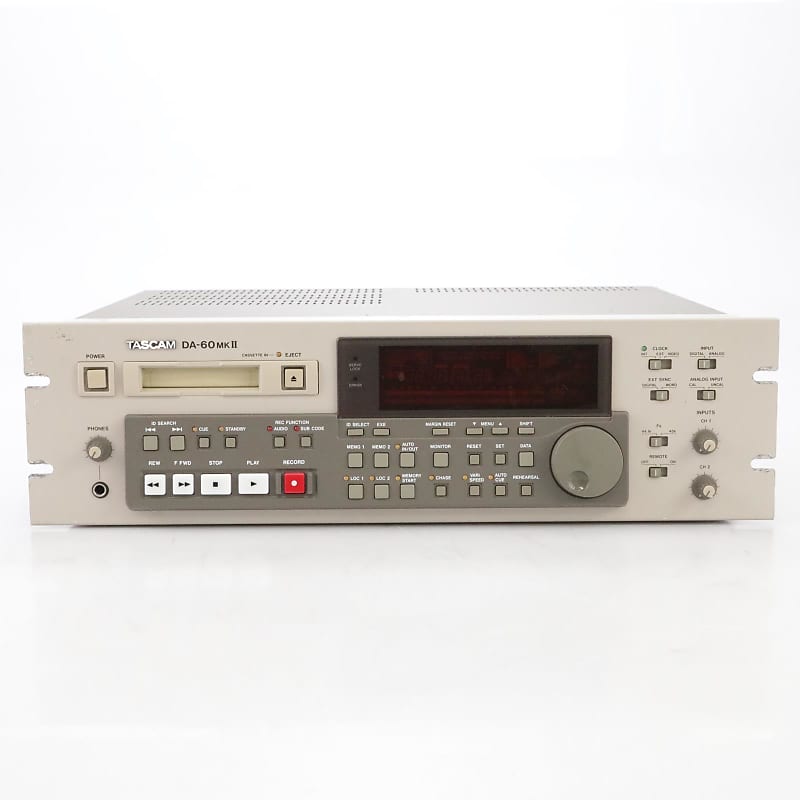 Tascam DA-60 MKII Professional Digital Audio Tape DAT Recorder #44940