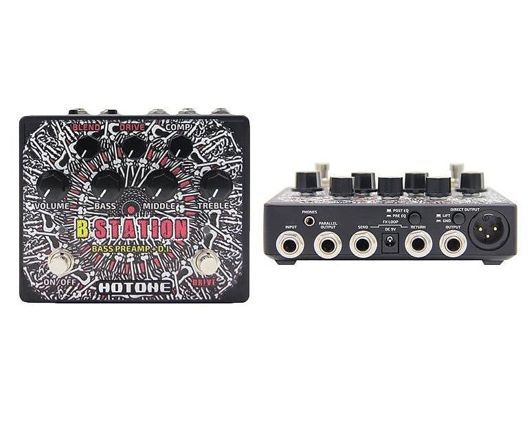 Hotone B Station Bass Preamp with Drive and Compression | Reverb