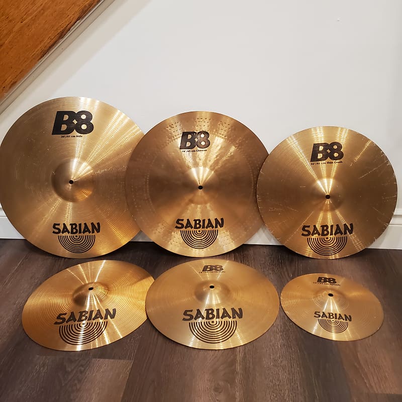 Sabian b8 complete cymbal set discount